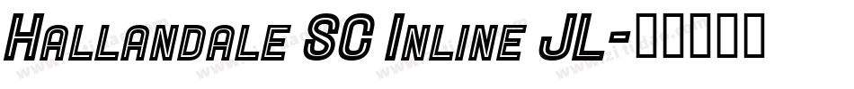 Hallandale SC Inline JL字体转换